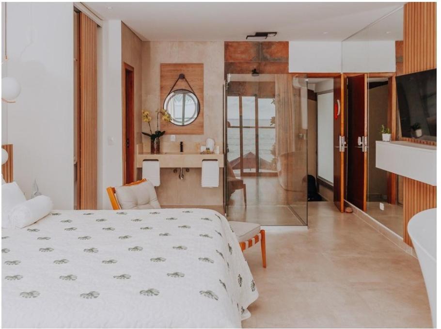 Chez Louise Et Louis Pe Na Areia Hotel Juqueí Eksteriør billede